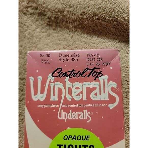Winteralls Pantyhose & Control Top Panties‎ All In One Navy Size Queen - Picture 3 of 7